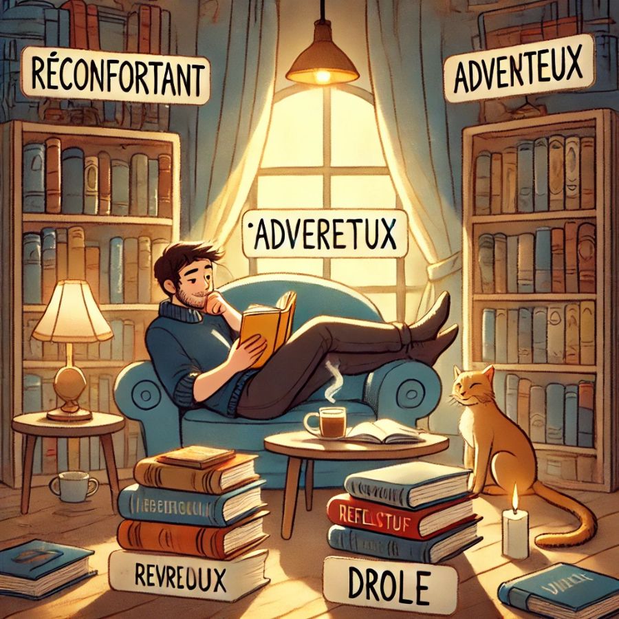 Comment choisir le livre parfait en fonction de son humeur ?